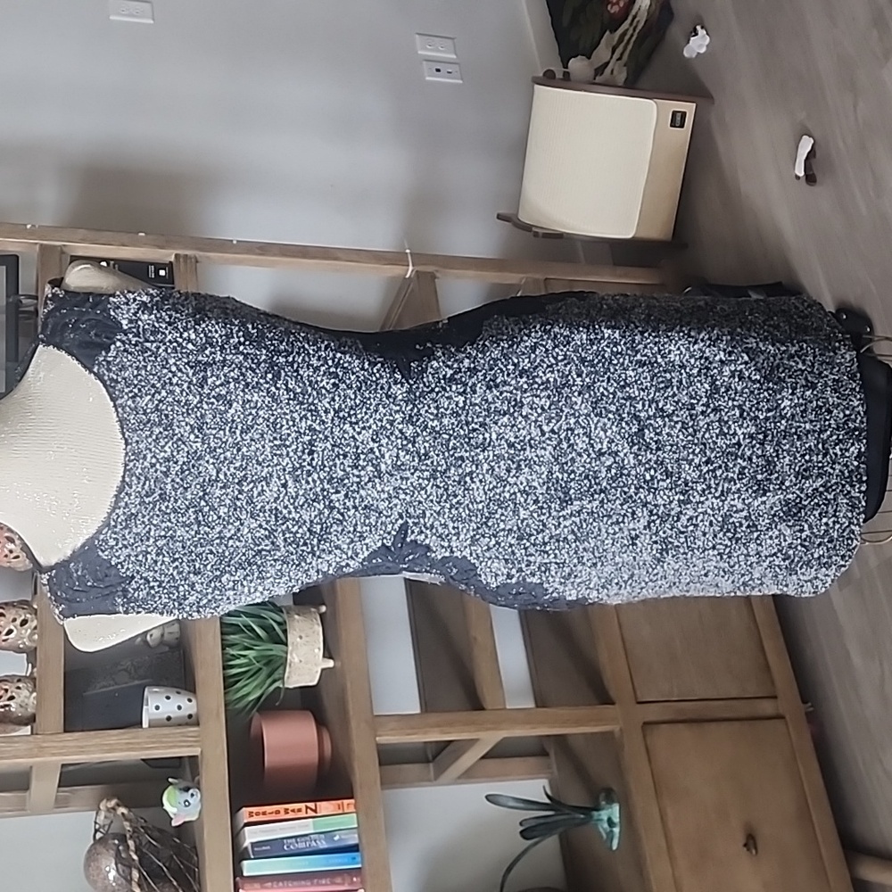 Elie Tahari Mixed Media Dress